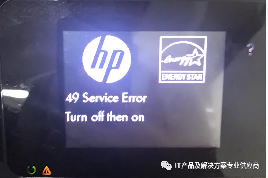 HPӡ425 49 Service Error