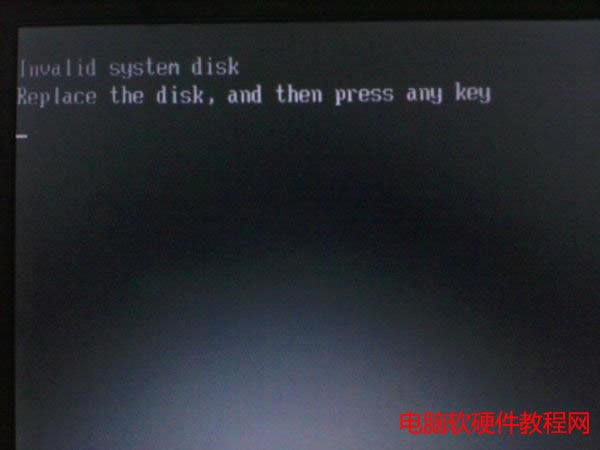 ԿInvalid system disk޷