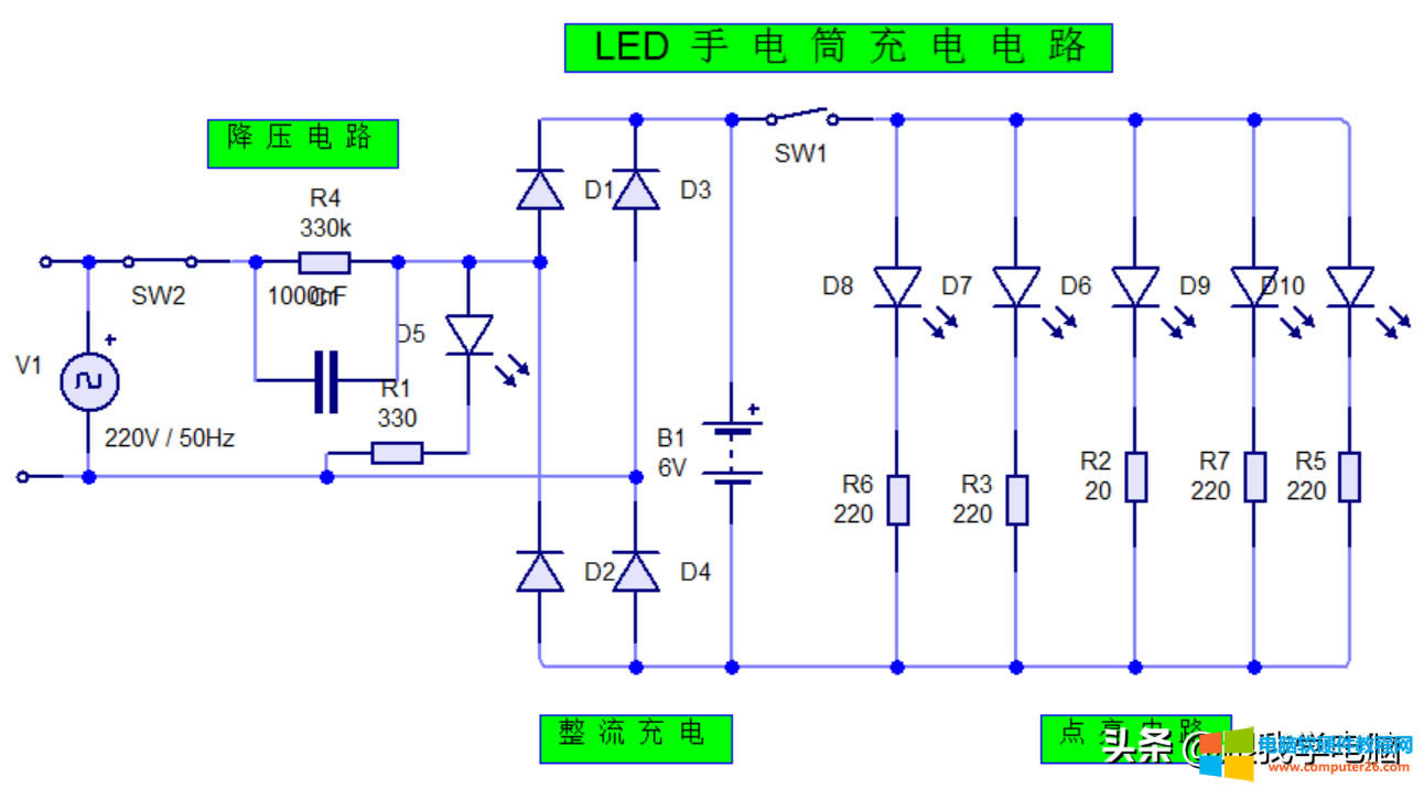 ˽LEDֵͲԭ