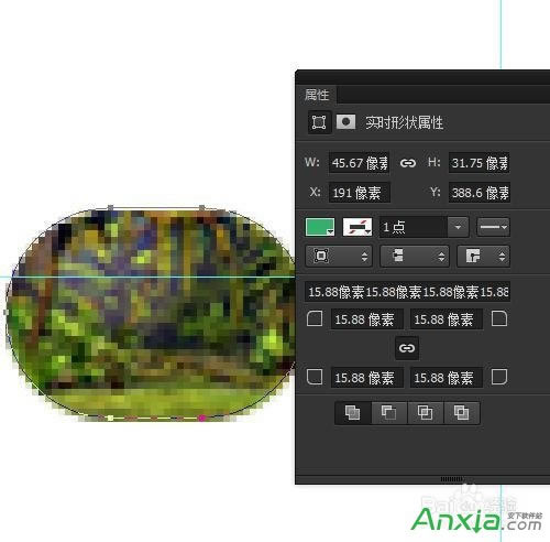 ޸ͼСıԲǰ뾶,photoshop cc,photoshop2014,photoshop