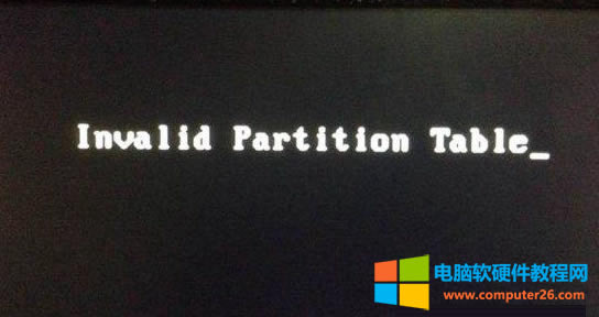 Win10ʾInvalid Partition Tableô죿