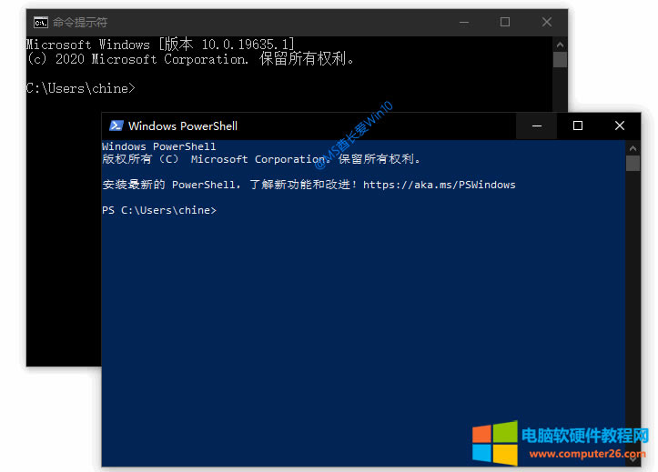 ڵװֵcmdʾװֵWindows PowerShell