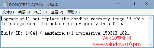 Win10ϵͳеRecoveryImageļʲôãɾ - DONOTREPLACE.txt