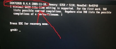 ϵͳװʾOEM7grub 0.4.4