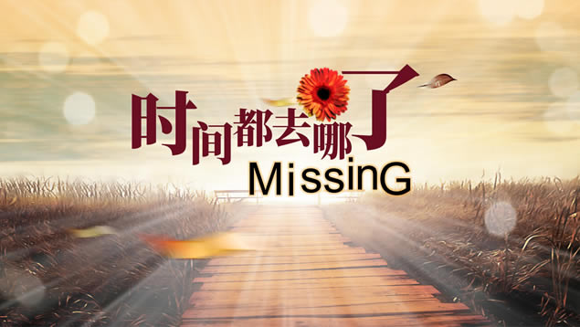时间都去哪儿了——同学聚会动态相册ppt模板