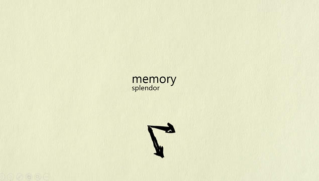 描绘艺术衔接创意动画情景剧Memory主题ppt模板