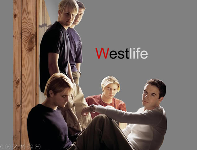 WestLifeܡƶָʾ̬Чpptģ