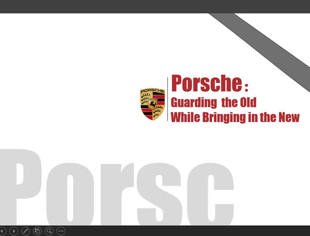ʱݣPorscheĻ Ʒгҵpptģ,ҵģ
