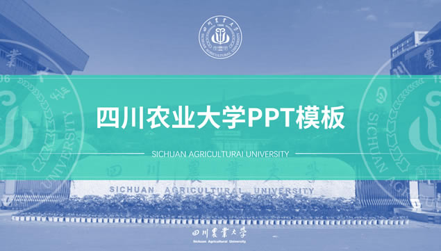 四川农业大学论文答辩通用ppt模板