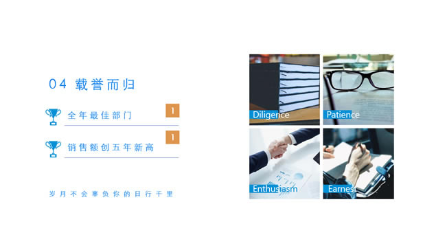进无止境 我们在路上——销售团队工作总结报告ppt模板,主题模板 - 本站