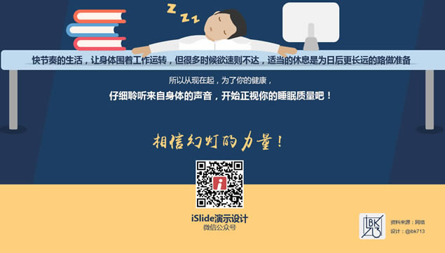近6亿中国人失眠,昨晚你也在数绵羊吗?——睡眠质量报告ppt模板