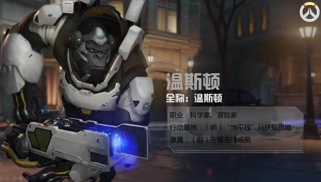 暴雪首款团队射击游戏《守望先锋》角色介绍ppt模板,主题模板 - 本站