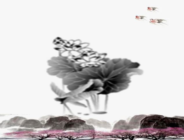 һ  źˮīɽˮйpptģ