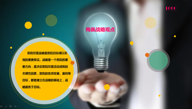 适合医疗机构 医院经营战略规划报告ppt模板,主题模板 - 本站