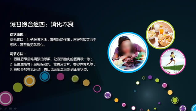 你被假日“虐”了么?——如何挽救假日综合症ppt模板