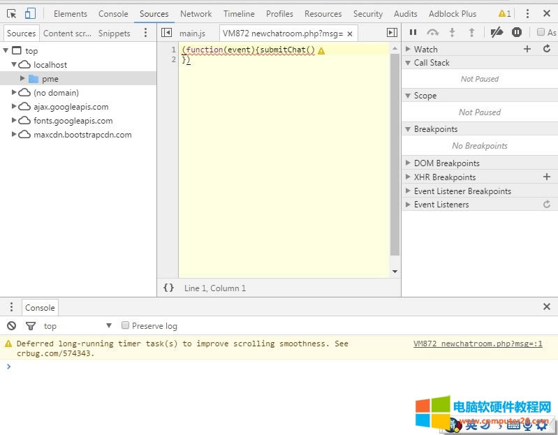 Chrome߹й“Deferred long-running timer task(s) ”ľ1