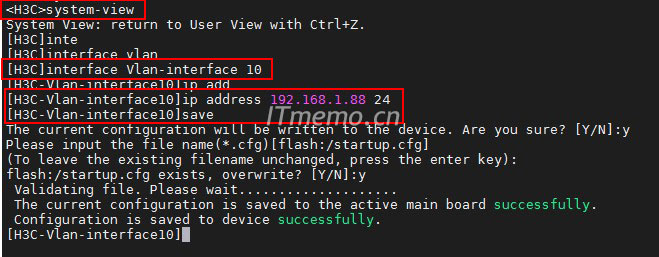 H3CVlan IPַ룿