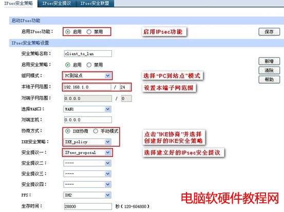 IPSec VPN PCվͼ̳̱վ
