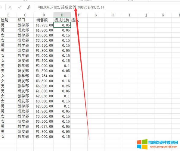 Hlookupʵ