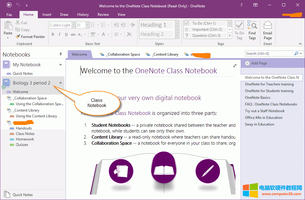 һѧ OneNote ñʼǱ