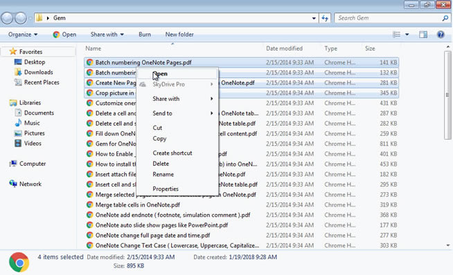 Դıʽ PDF ļ OneNote 