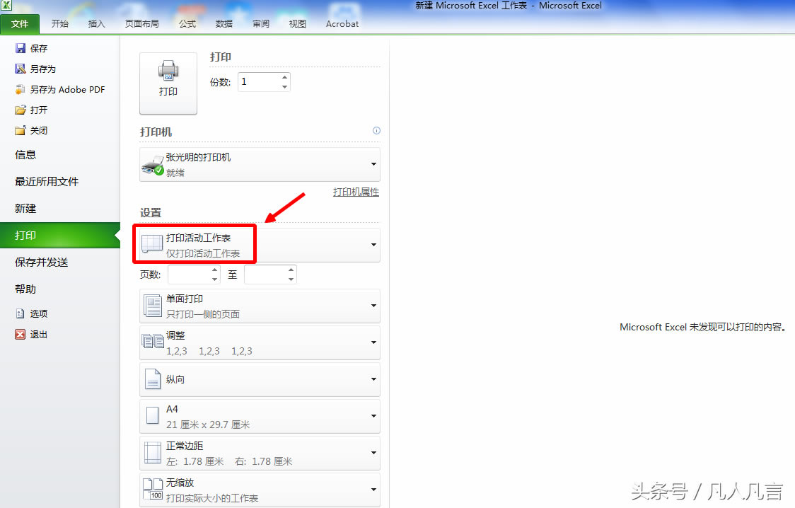 Excelжһӡ