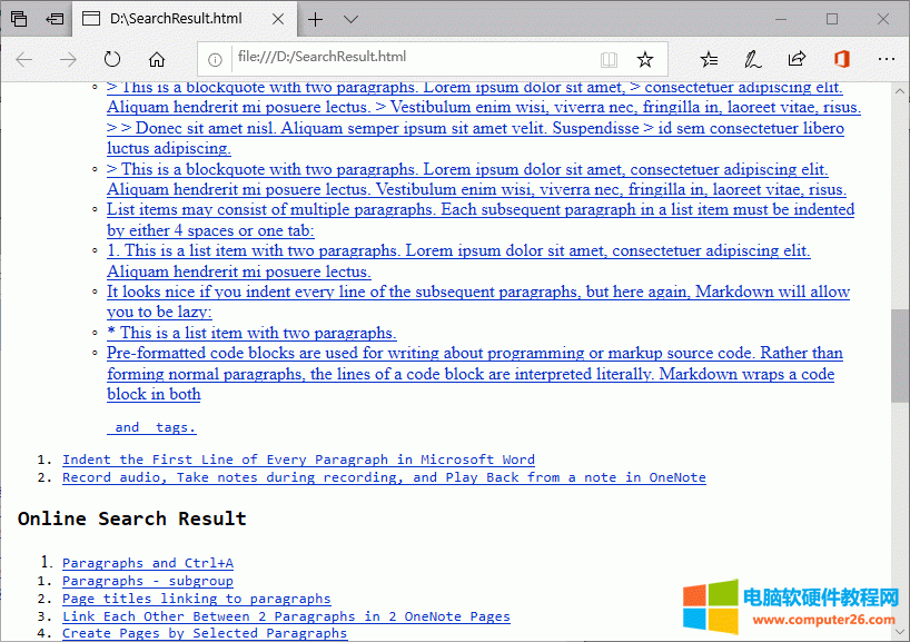 SearchResult  OneDrive  OneNote ʼǱ