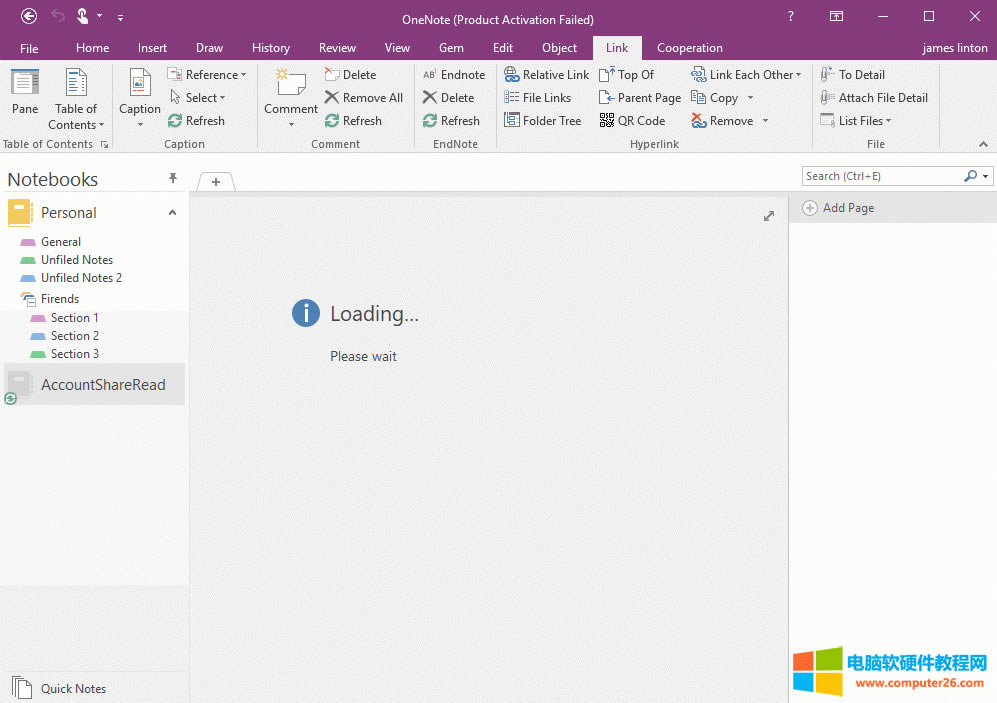 OneNote 򿪱ʼǱ