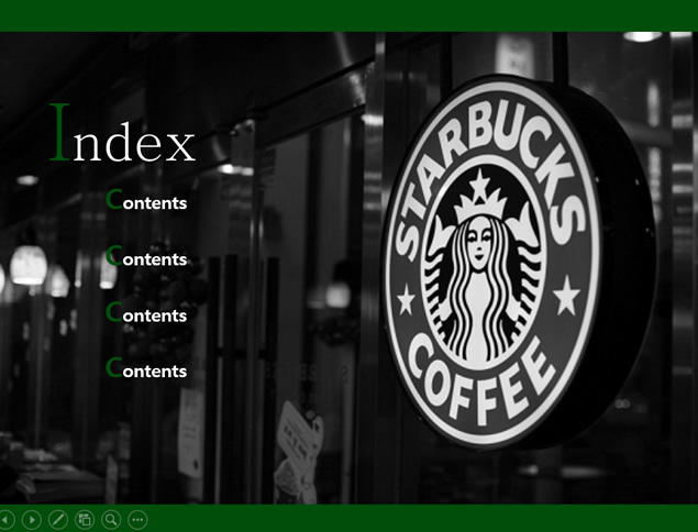 ǰͿSTARBUCKSϢBc(ni)Ӗ(xn)ͨPPT˾ģ