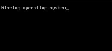 ṴװWinXPϵͳʾmissing operating system޺